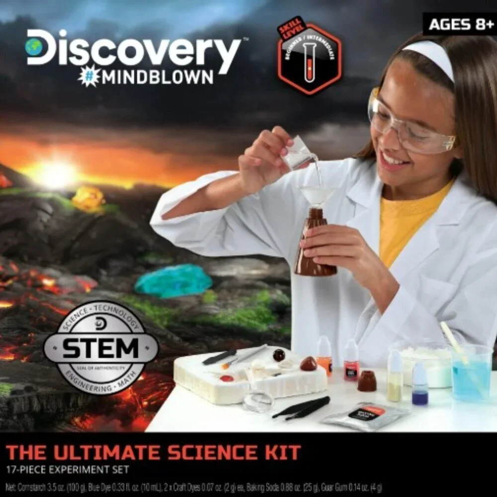NEW DISCOVERY™ MINDBLOWN ULTIMATE SCIENCE EXPERIMENT 3 IN 1 KIT, STEM LEARNING
